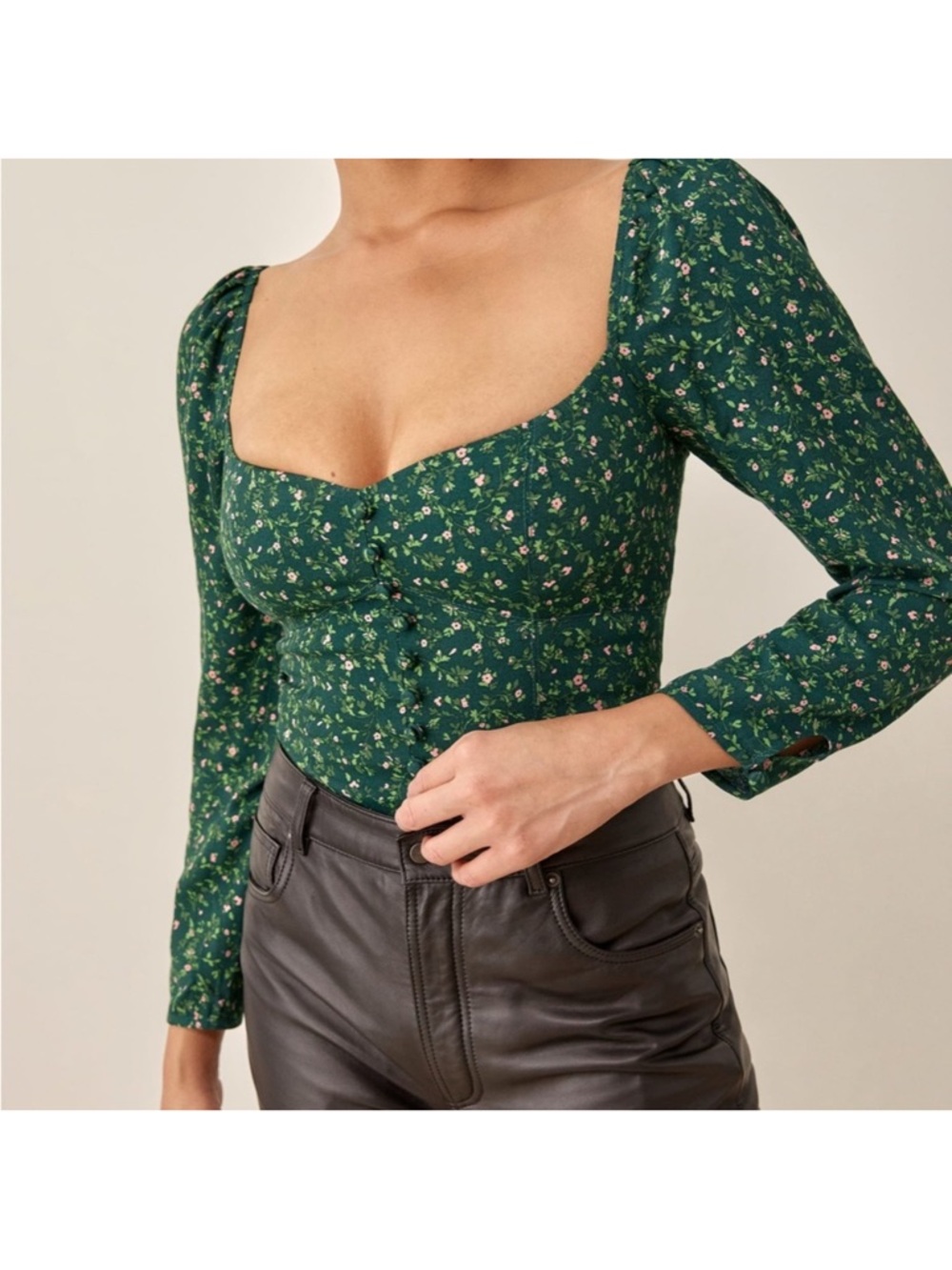Reformation Clio Top size 6
